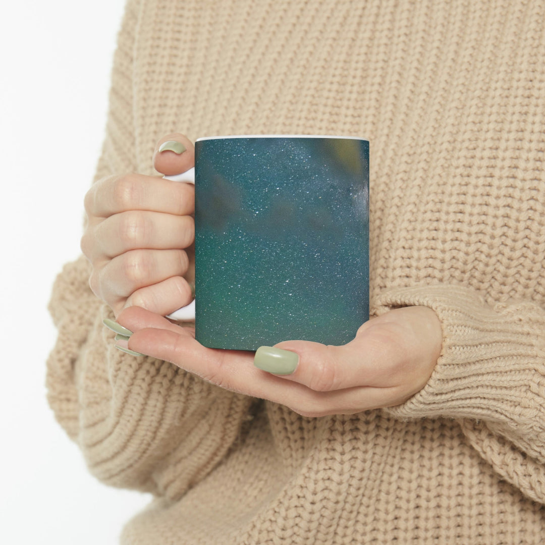 Milky Way Through the Clouds Part 1 - Ceramic Mug 11oz - Visiting This World