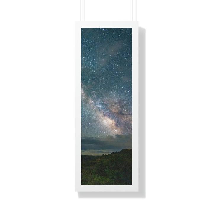 Milky Way Through the Clouds Part 1 - Framed Print - Visiting This World