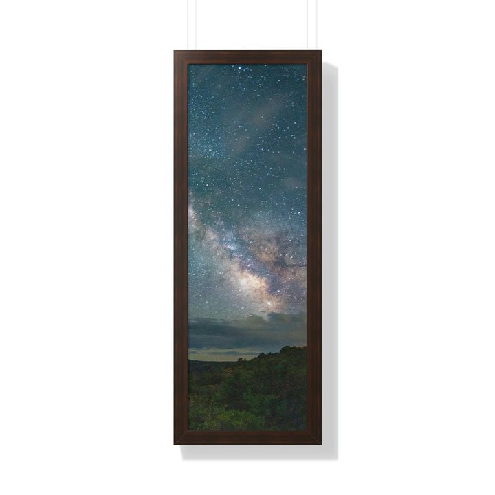 Milky Way Through the Clouds Part 1 - Framed Print - Visiting This World