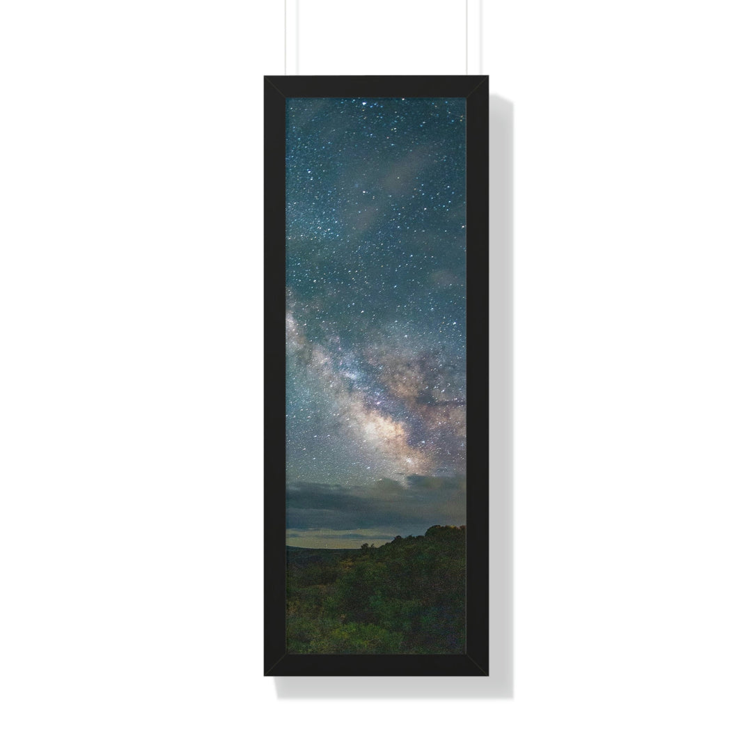 Milky Way Through the Clouds Part 1 - Framed Print - Visiting This World