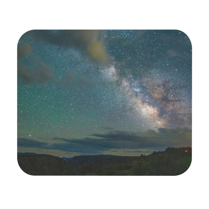 Milky Way Through the Clouds Part 1 - Mouse Pad (Rectangle) - Visiting This World