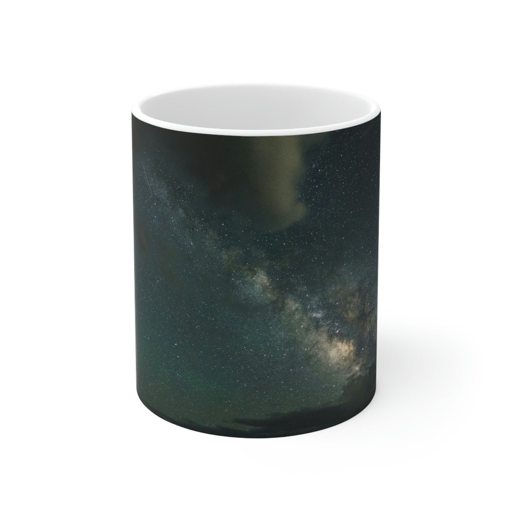 Milky Way Through the Clouds Part 2 - Ceramic Mug 11oz - Visiting This World