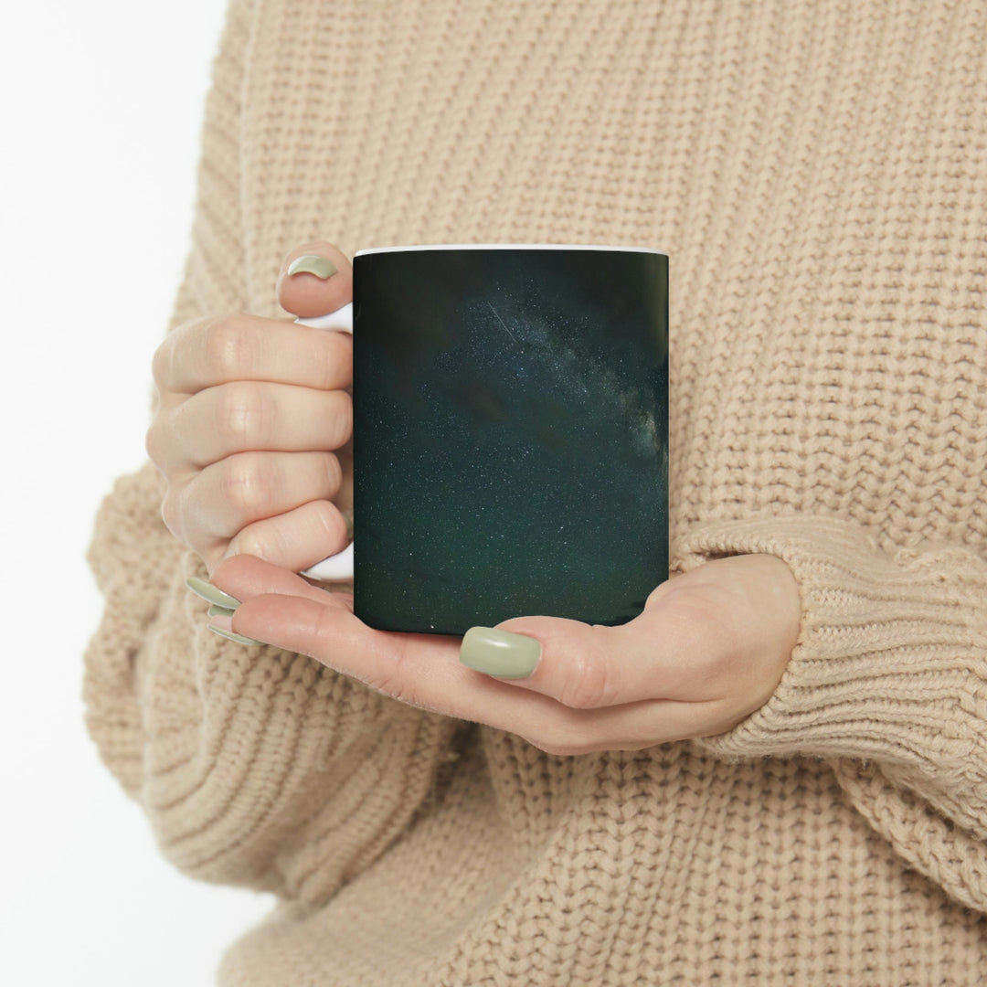 Milky Way Through the Clouds Part 2 - Ceramic Mug 11oz - Visiting This World