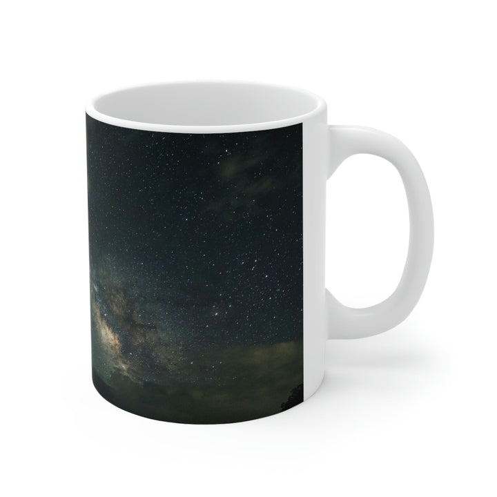 Milky Way Through the Clouds Part 2 - Ceramic Mug 11oz - Visiting This World