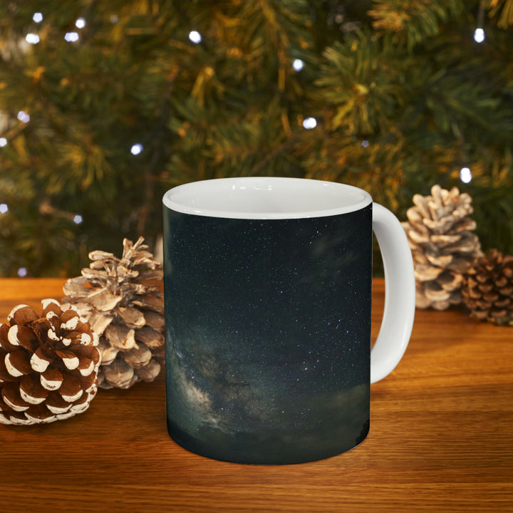 Milky Way Through the Clouds Part 2 - Ceramic Mug 11oz - Visiting This World