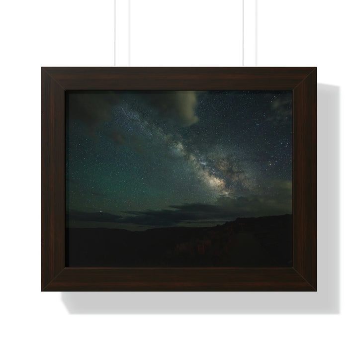 Milky Way Through the Clouds Part 2 - Framed Print - Visiting This World