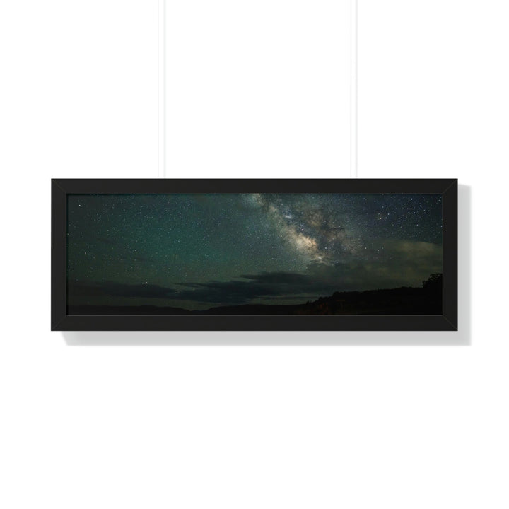 Milky Way Through the Clouds Part 2 - Framed Print - Visiting This World