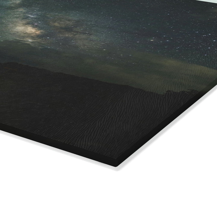 Milky Way Through the Clouds Part 2 - Glass Cutting Board - Visiting This World