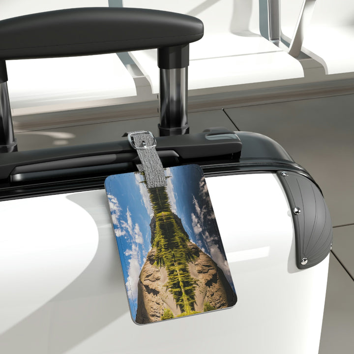 Mountain Scene Reflected - Luggage Tag - Visiting This World