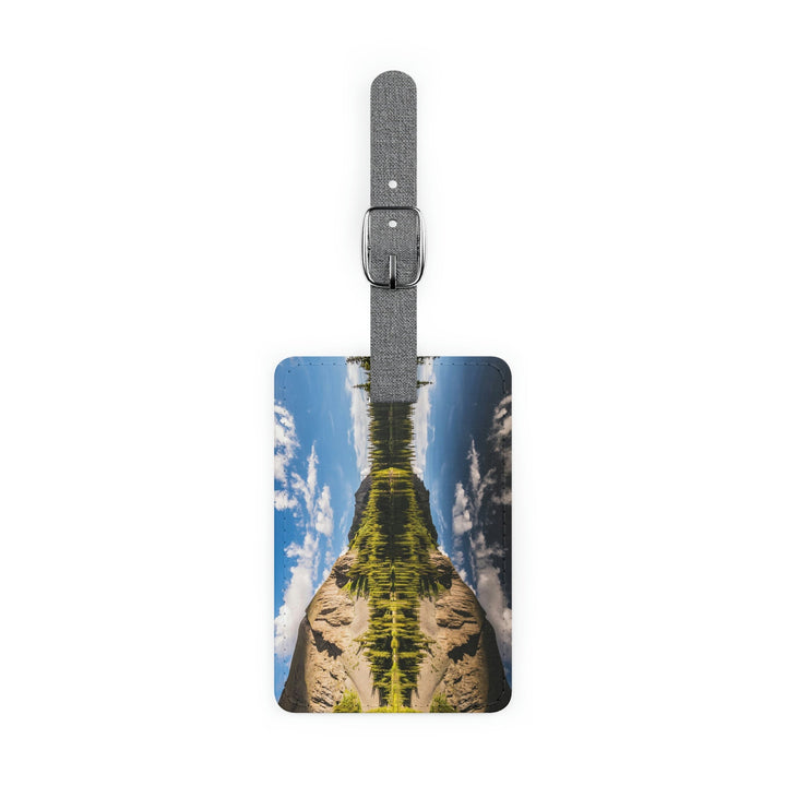 Mountain Scene Reflected - Luggage Tag - Visiting This World