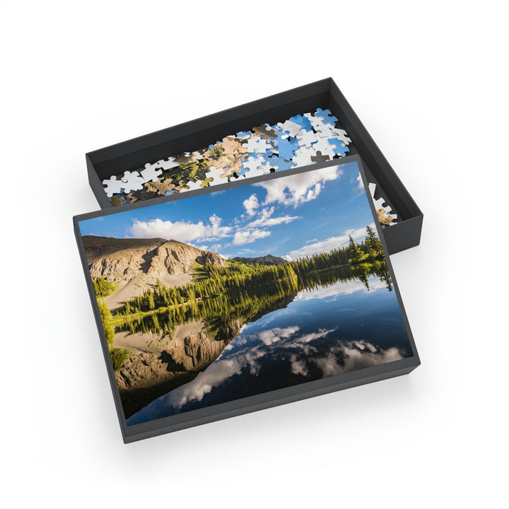 Mountain Scene Reflected - Nature Puzzle (96, 252, 500, 1000-Piece) - Visiting This World