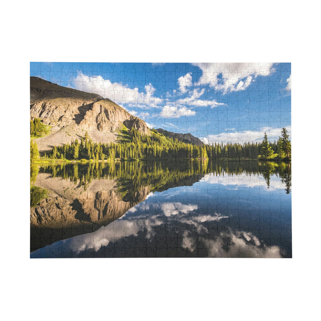 Mountain Scene Reflected - Nature Puzzle (96, 252, 500, 1000-Piece) - Visiting This World