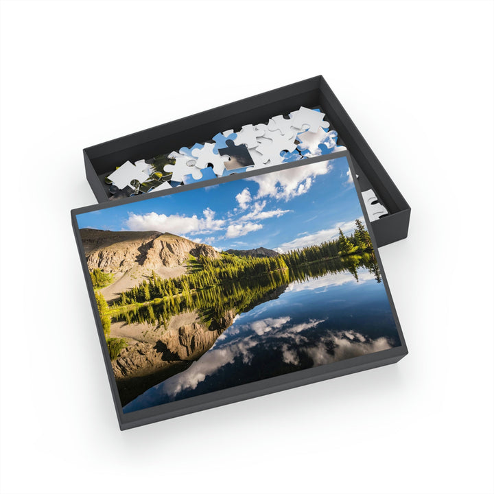 Mountain Scene Reflected - Nature Puzzle (96, 252, 500, 1000-Piece) - Visiting This World