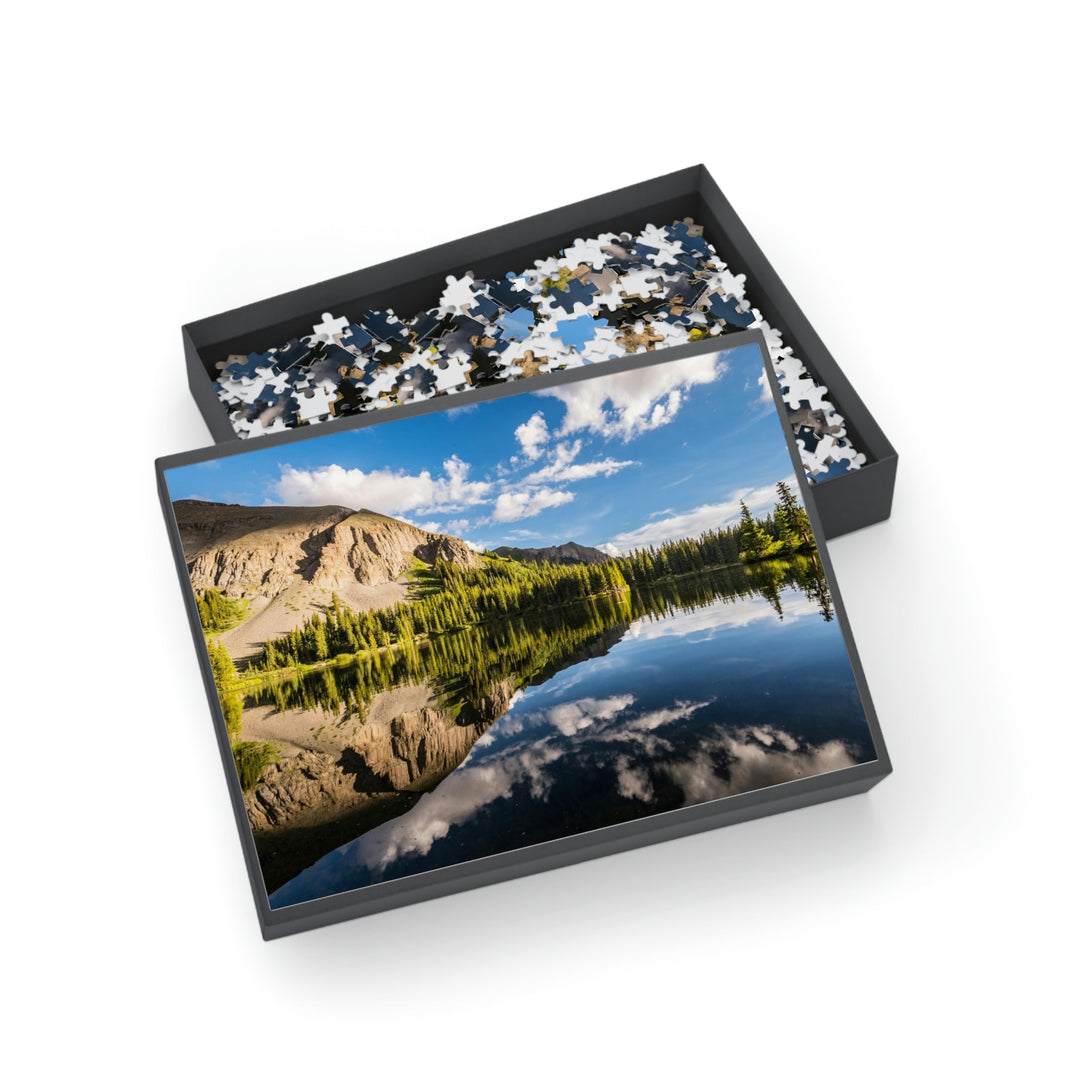 Mountain Scene Reflected - Nature Puzzle (96, 252, 500, 1000-Piece) - Visiting This World