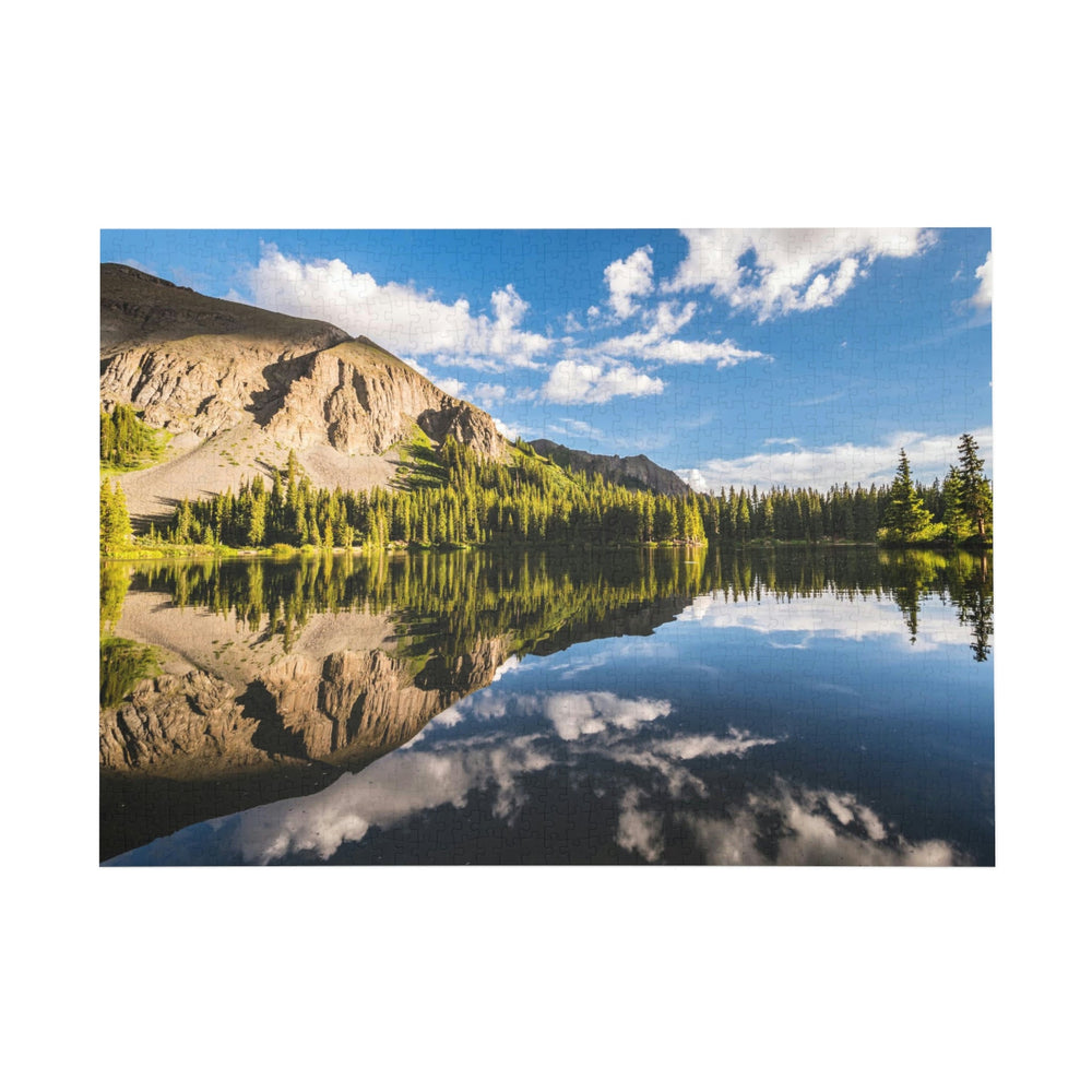 Mountain Scene Reflected - Nature Puzzle (96, 252, 500, 1000-Piece) - Visiting This World