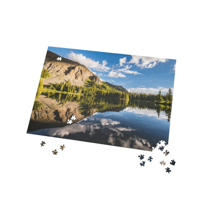 Mountain Scene Reflected - Nature Puzzle (96, 252, 500, 1000-Piece) - Visiting This World