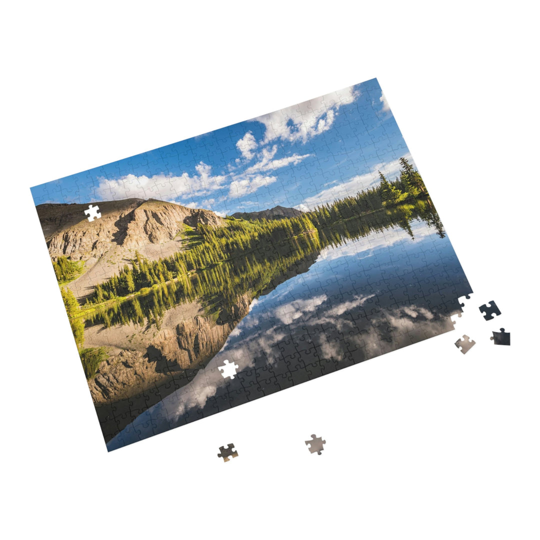 Mountain Scene Reflected - Nature Puzzle (96, 252, 500, 1000-Piece) - Visiting This World