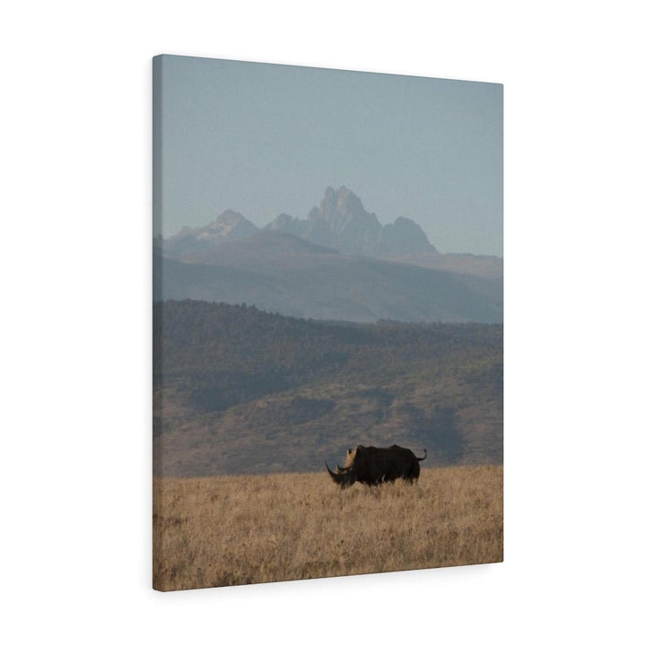 Mt. Kenya and The Bull - Canvas - Visiting This World