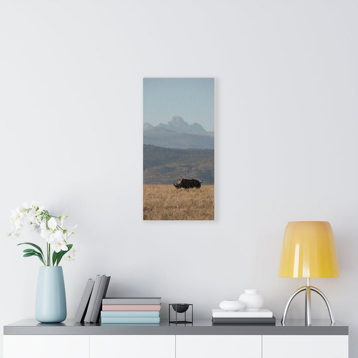 Mt. Kenya and The Bull - Canvas - Visiting This World