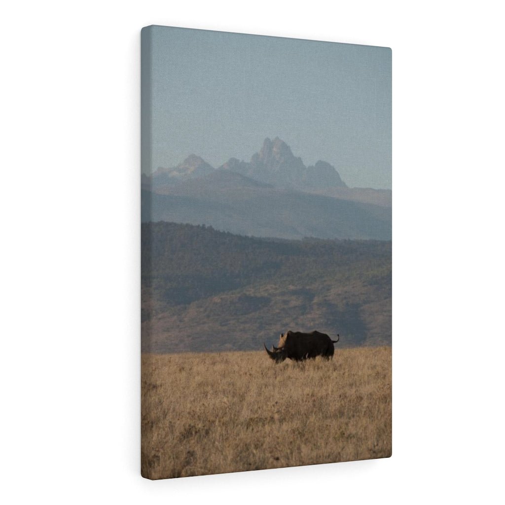 Mt. Kenya and The Bull - Canvas - Visiting This World