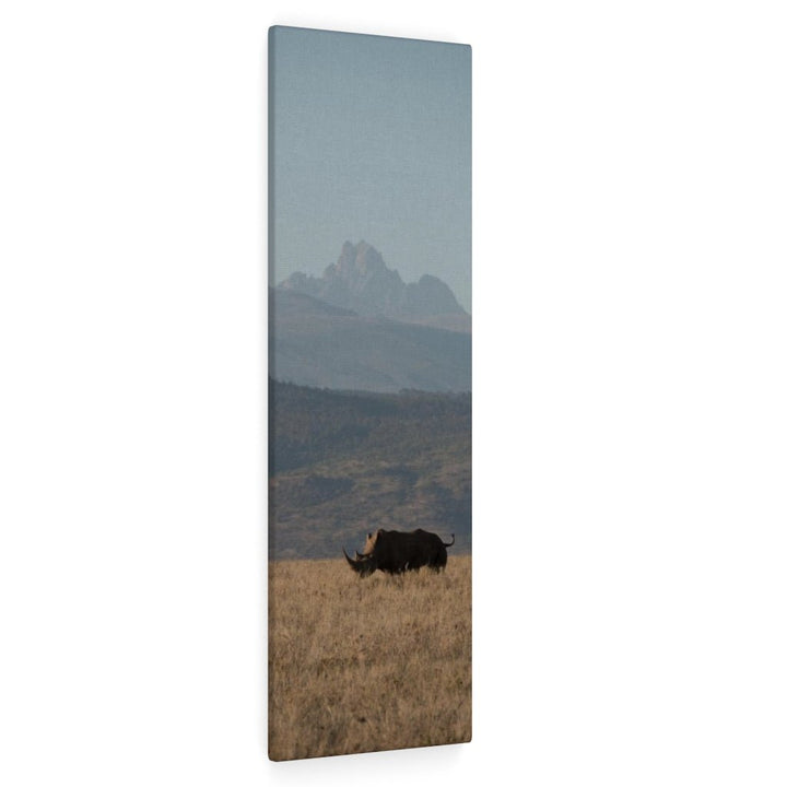 Mt. Kenya and The Bull - Canvas - Visiting This World