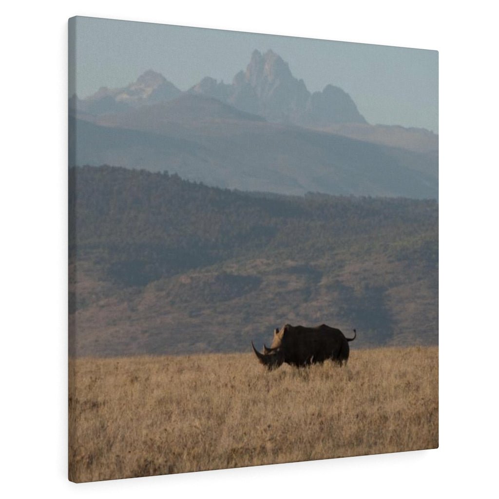 Mt. Kenya and The Bull - Canvas - Visiting This World