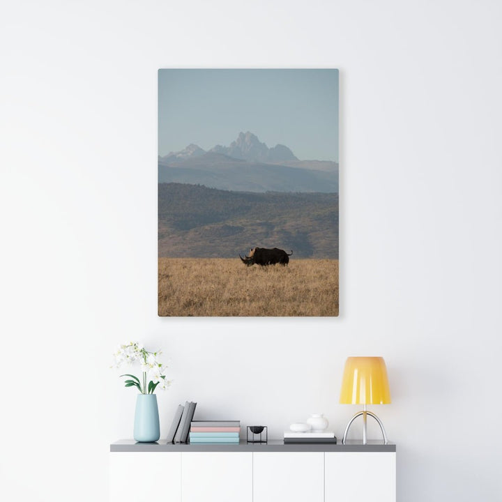 Mt. Kenya and The Bull - Canvas - Visiting This World