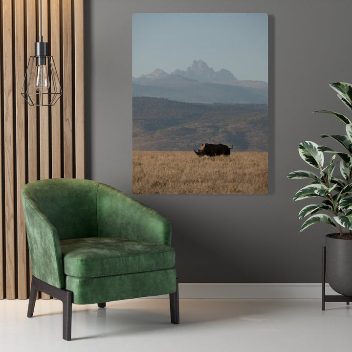 Mt. Kenya and The Bull - Canvas - Visiting This World