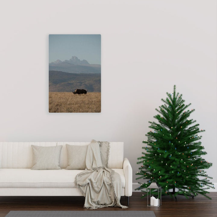 Mt. Kenya and The Bull - Canvas - Visiting This World