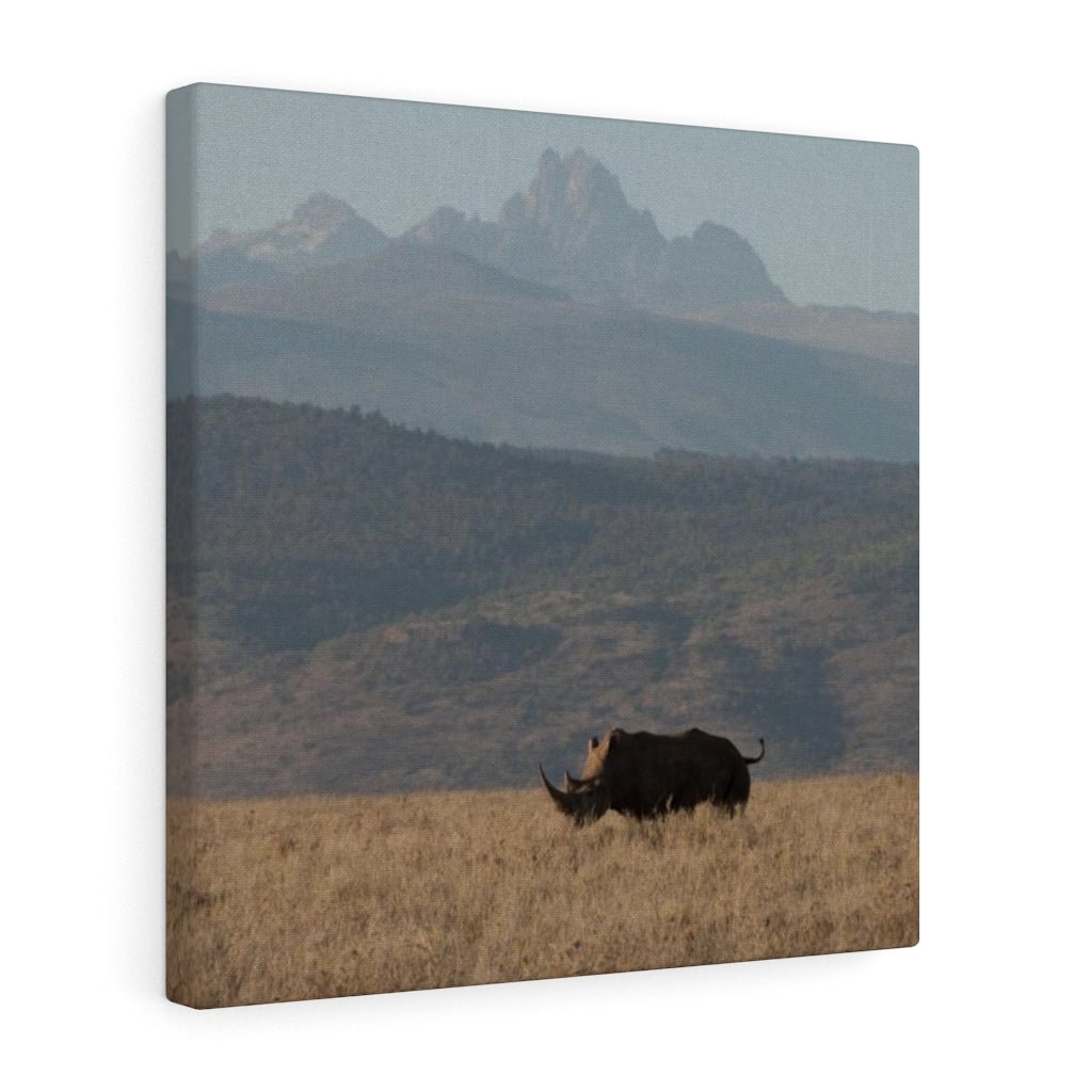 Mt. Kenya and The Bull - Canvas - Visiting This World