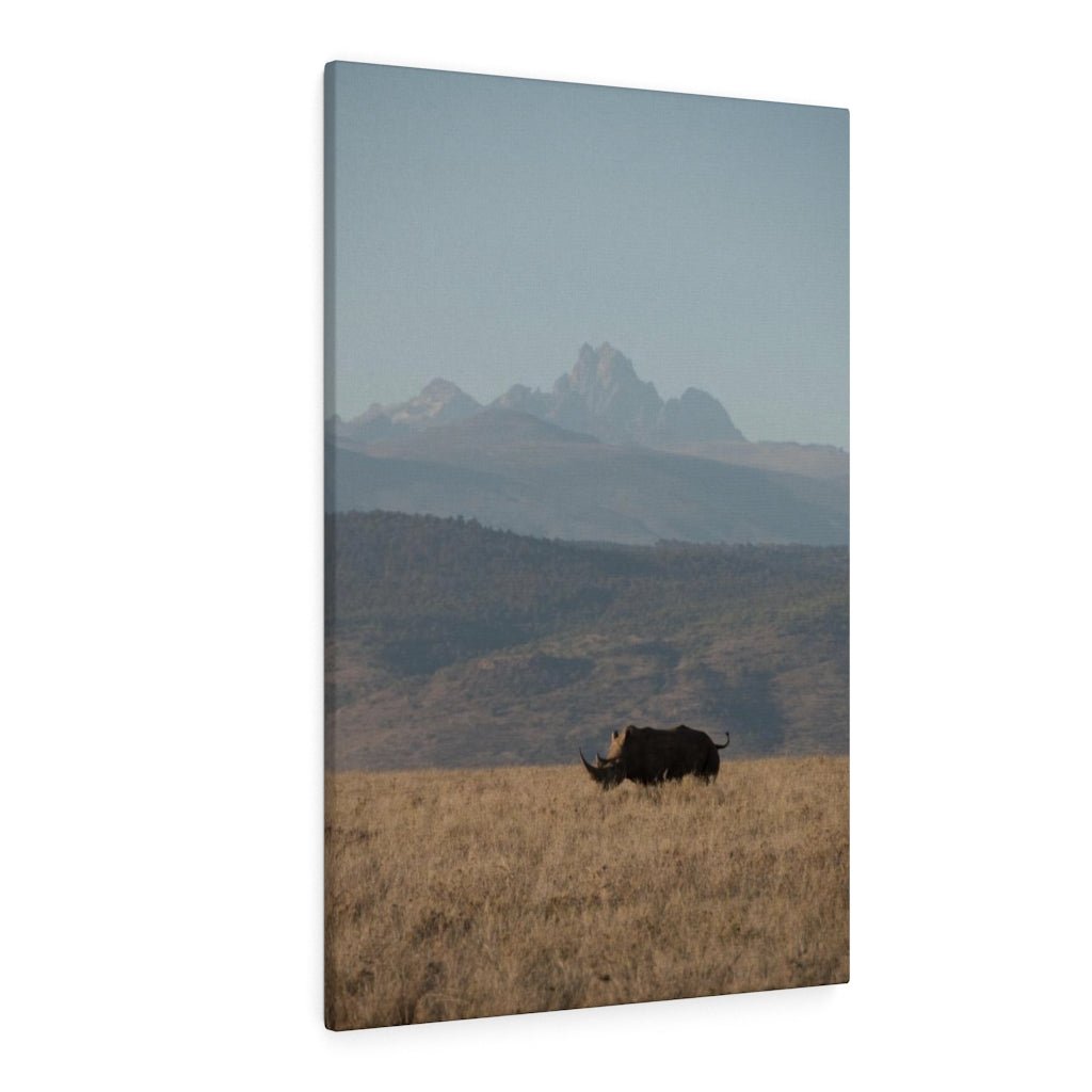 Mt. Kenya and The Bull - Canvas - Visiting This World