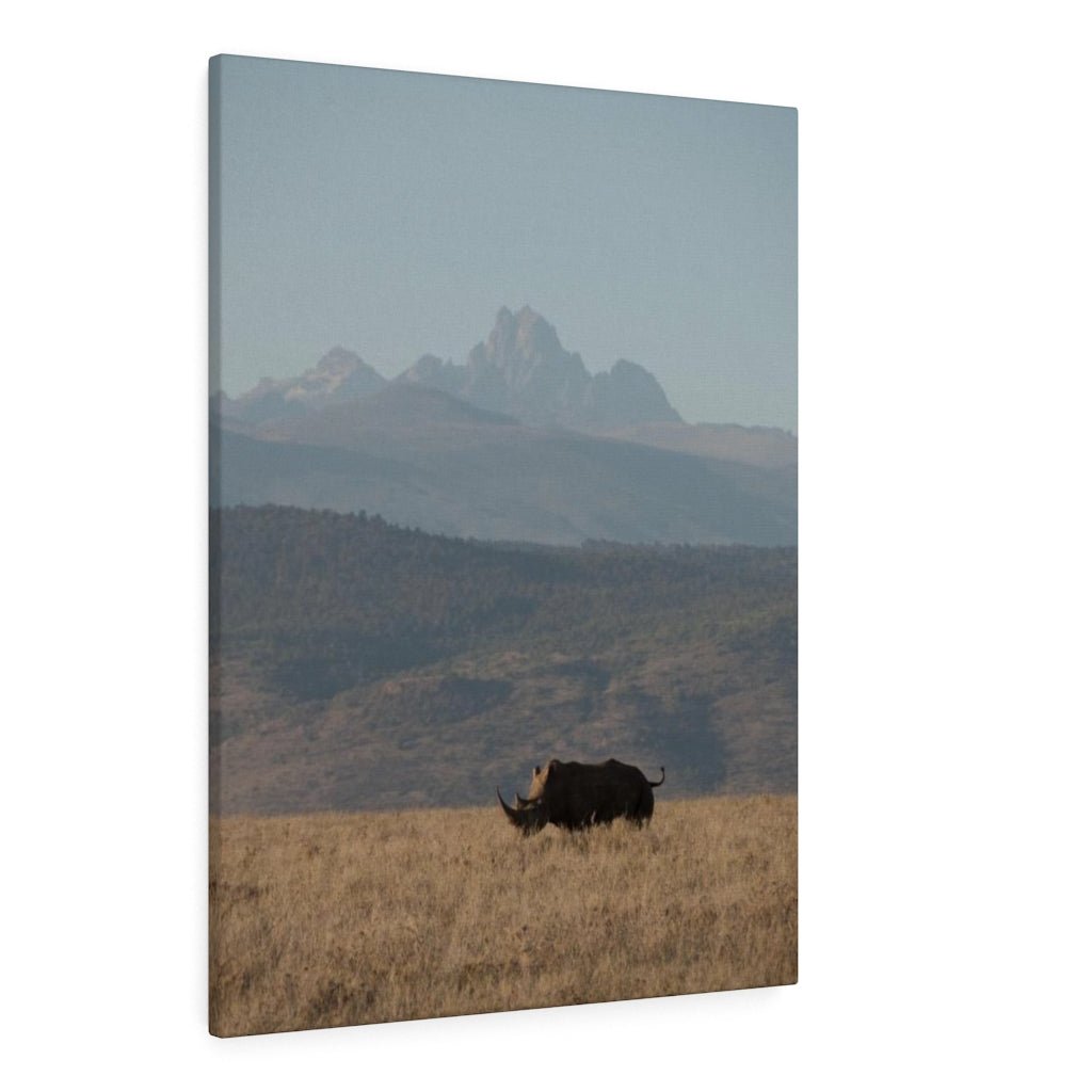 Mt. Kenya and The Bull - Canvas - Visiting This World