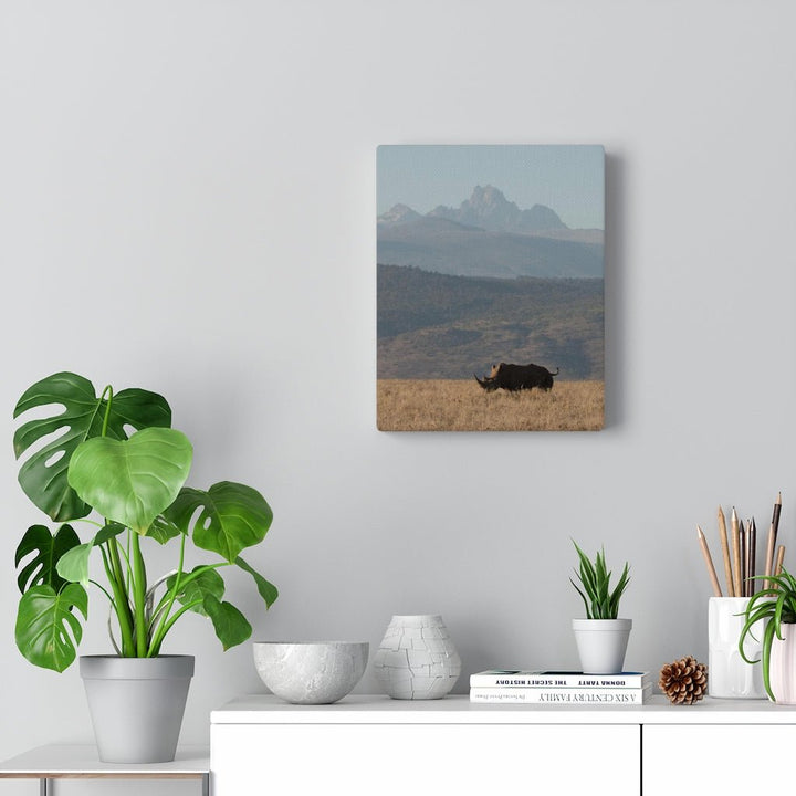 Mt. Kenya and The Bull - Canvas - Visiting This World