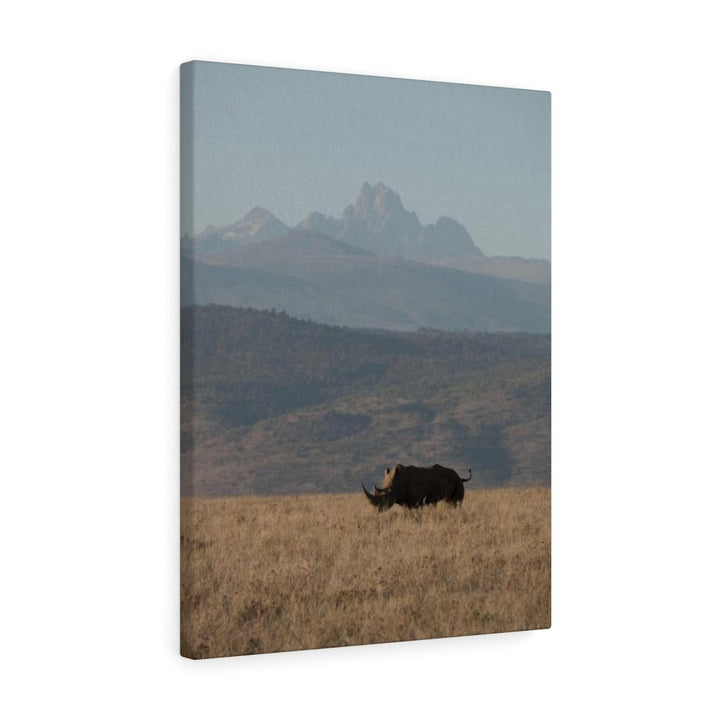 Mt. Kenya and The Bull - Canvas - Visiting This World