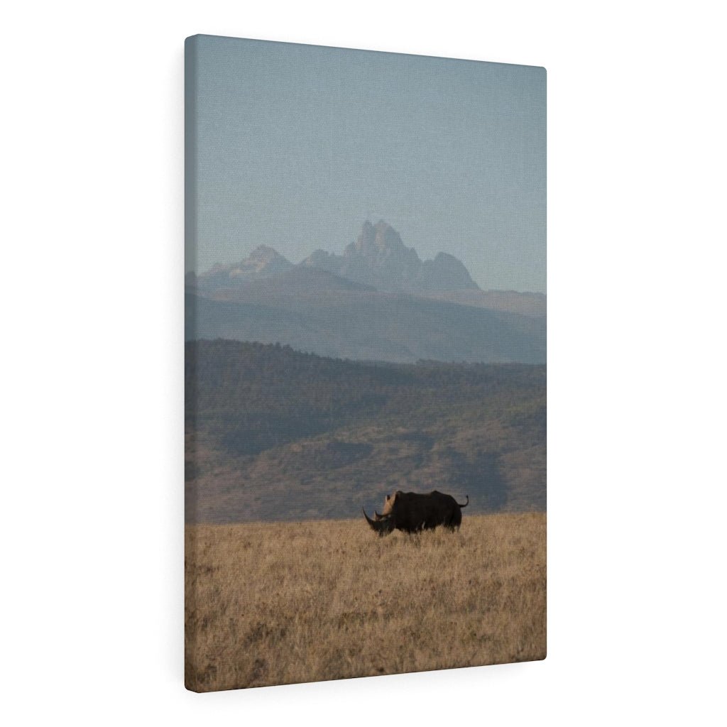 Mt. Kenya and The Bull - Canvas - Visiting This World