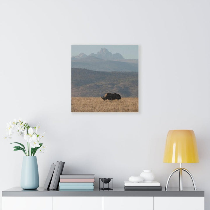 Mt. Kenya and The Bull - Canvas - Visiting This World