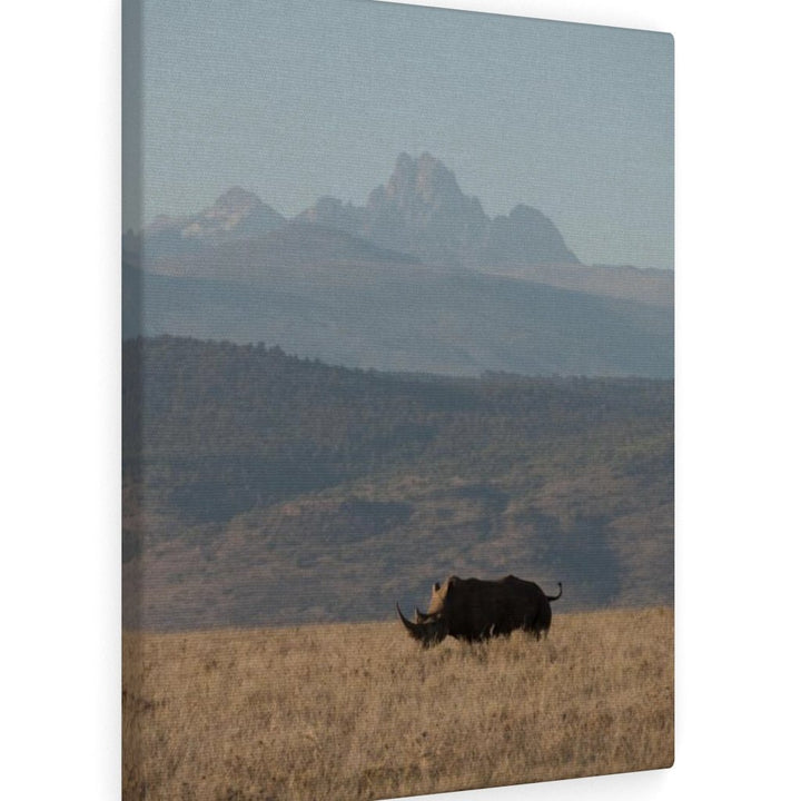 Mt. Kenya and The Bull - Canvas - Visiting This World