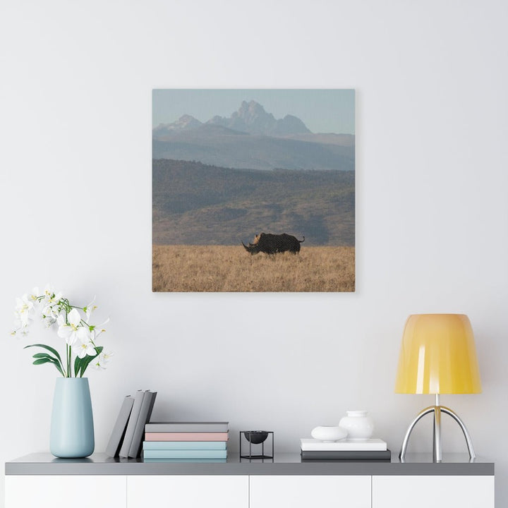 Mt. Kenya and The Bull - Canvas - Visiting This World