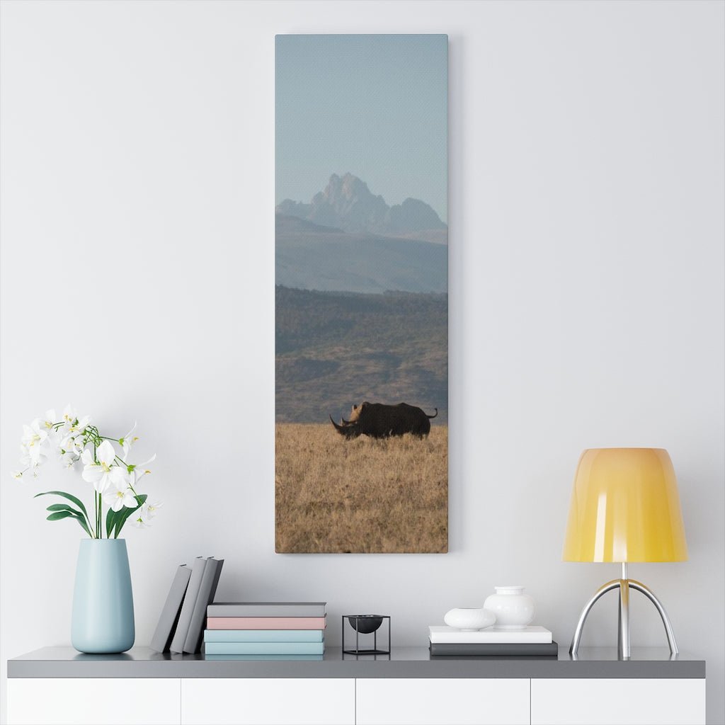 Mt. Kenya and The Bull - Canvas - Visiting This World