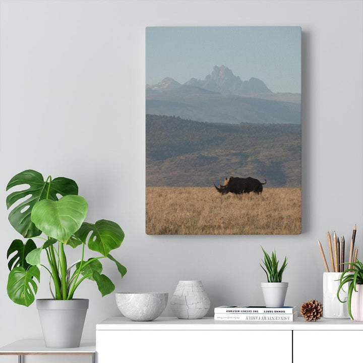 Mt. Kenya and The Bull - Canvas - Visiting This World