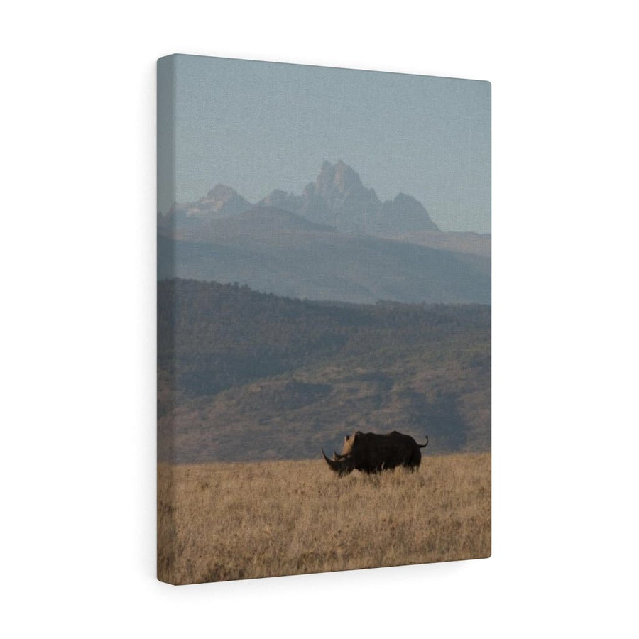 Mt. Kenya and The Bull - Canvas - Visiting This World