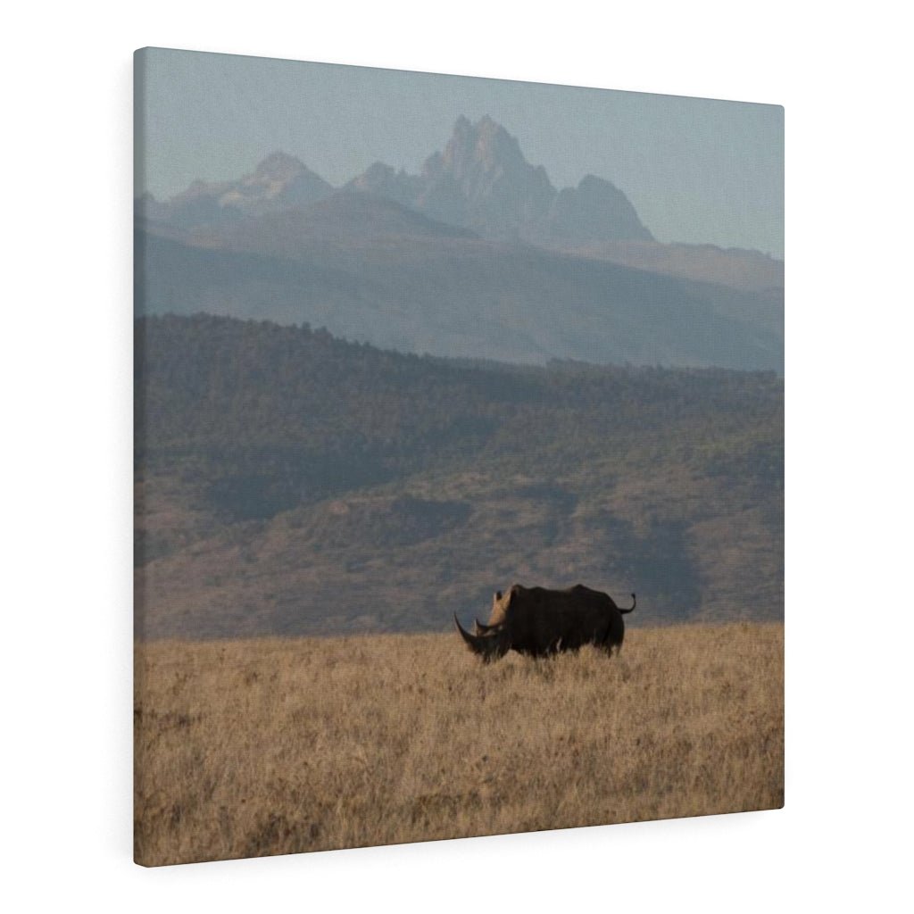 Mt. Kenya and The Bull - Canvas - Visiting This World