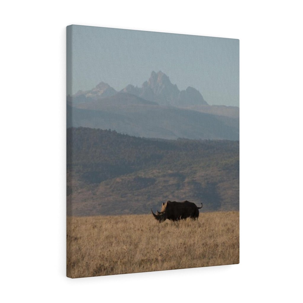 Mt. Kenya and The Bull - Canvas - Visiting This World