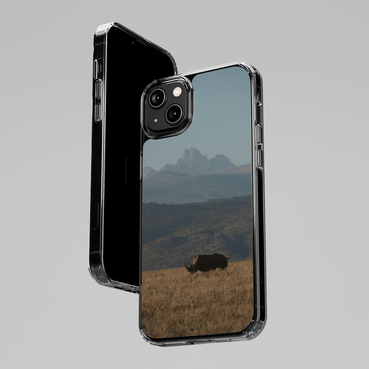 Mt. Kenya and The Bull - Phone Case Featuring Photography Art - Visiting This World