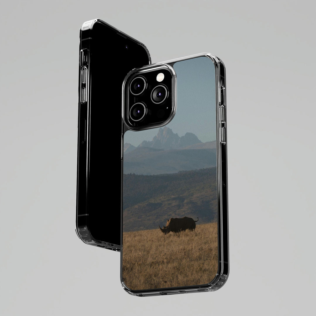 Mt. Kenya and The Bull - Phone Case Featuring Photography Art - Visiting This World