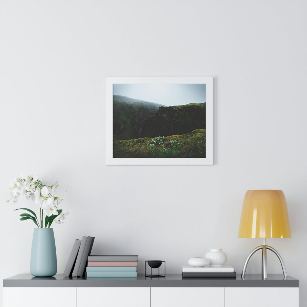 Mystical Canyon - Framed Print - Visiting This World