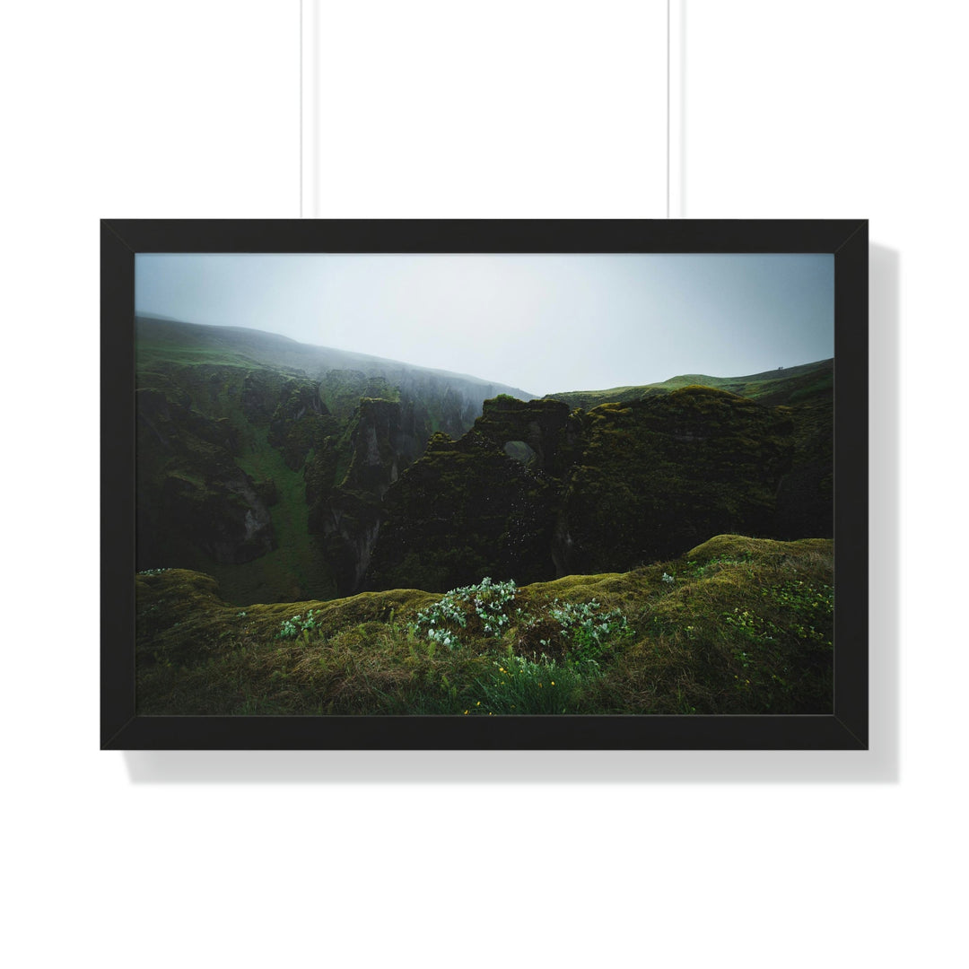 Mystical Canyon - Framed Print - Visiting This World