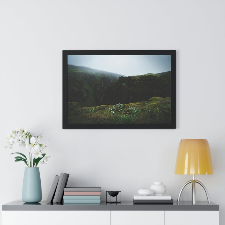 Mystical Canyon - Framed Print - Visiting This World