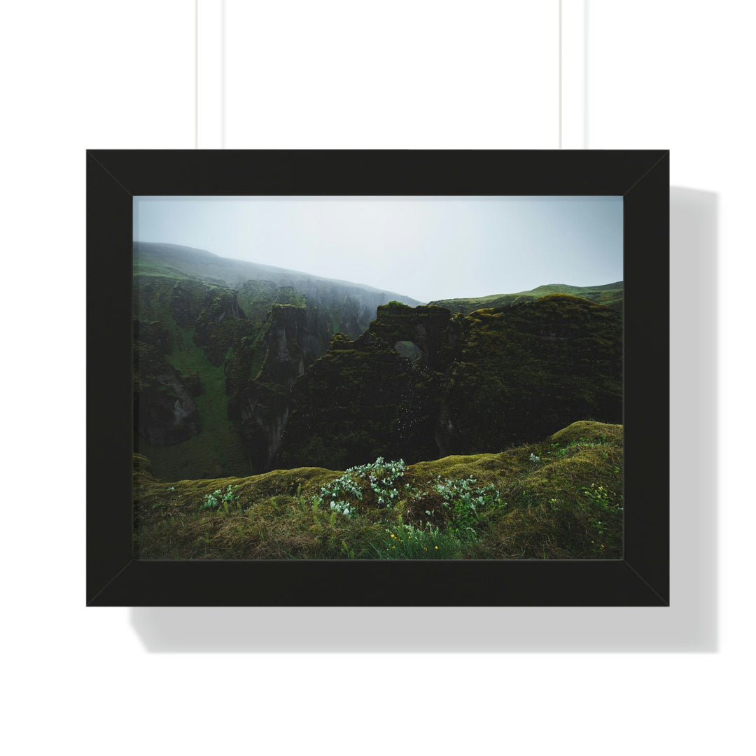 Mystical Canyon - Framed Print - Visiting This World