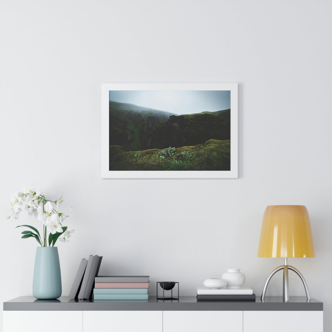 Mystical Canyon - Framed Print - Visiting This World